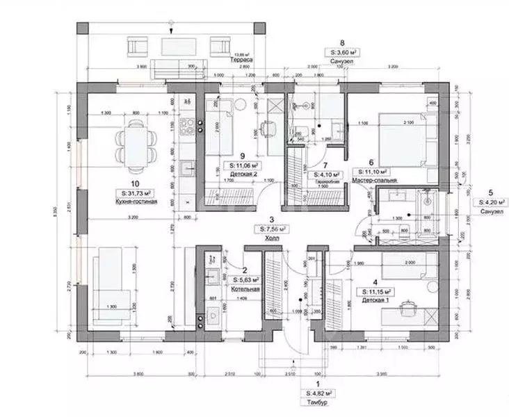 Дом в Курская область, Курск Северный жилрайон,  (107 м) - Фото 1
