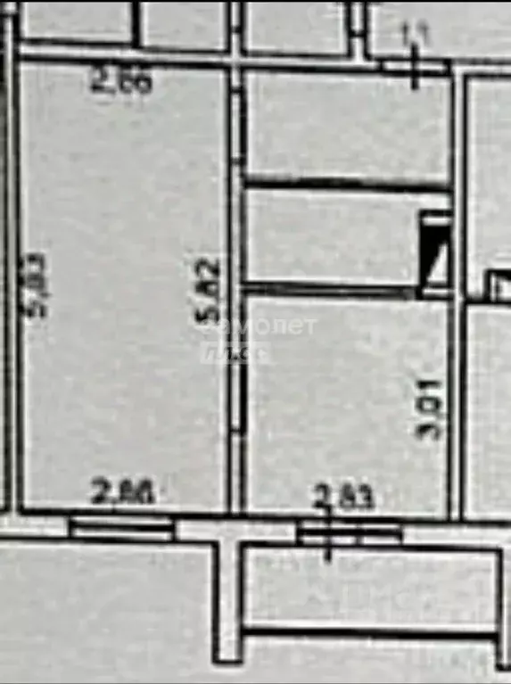 1-к кв. Челябинская область, Челябинск просп. Краснопольский, 1д (32.1 ... - Фото 2