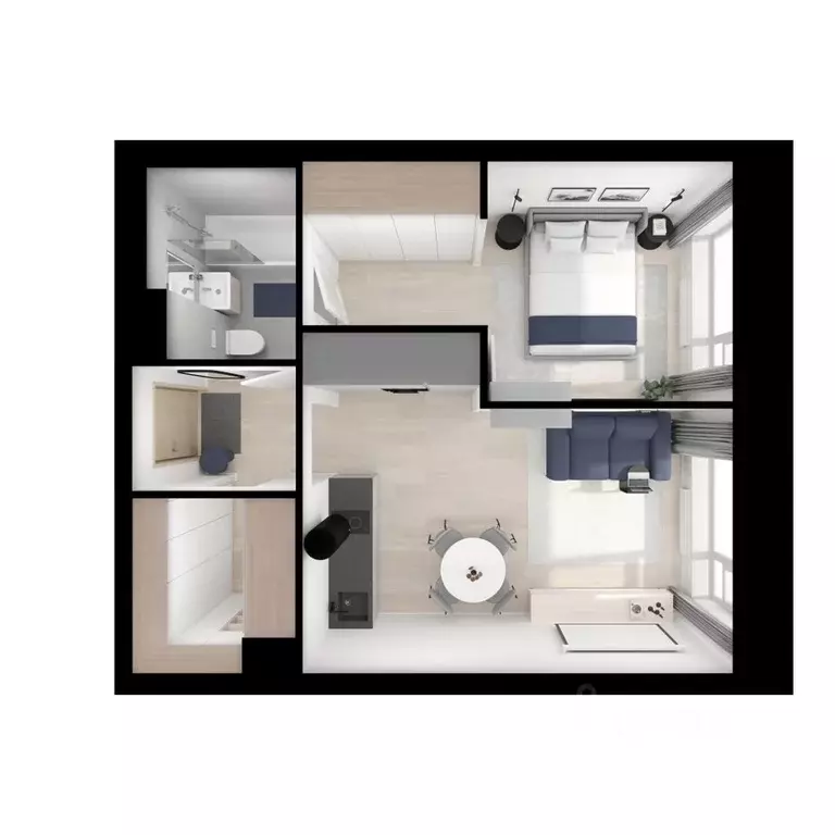 1-к кв. Москва Алтуфьевское 53 жилой комплекс, 1.1 (38.2 м) - Фото 1