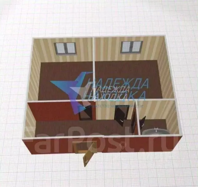 1-к кв. Приморский край, Находка Озерный бул., 11А (29.0 м) - Фото 2