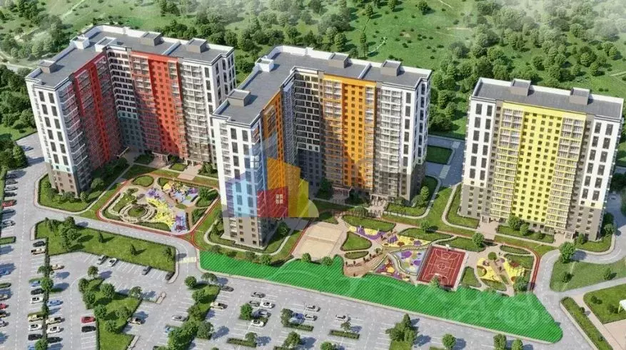 2-к кв. Тульская область, Тула ул. Карпова, 98к2 (66.4 м) - Фото 1