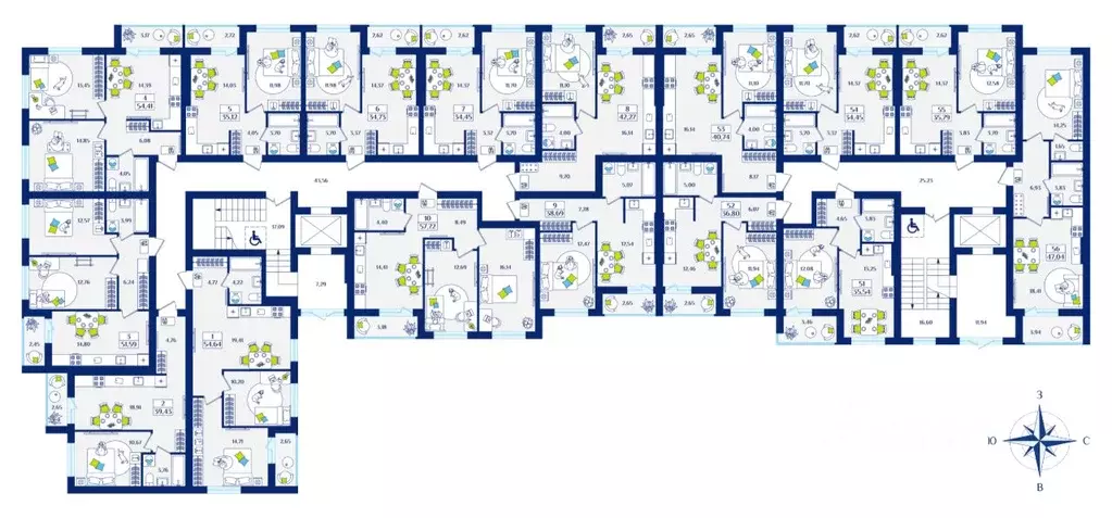 1-к кв. Калининградская область, Зеленоградск  (36.8 м) - Фото 2