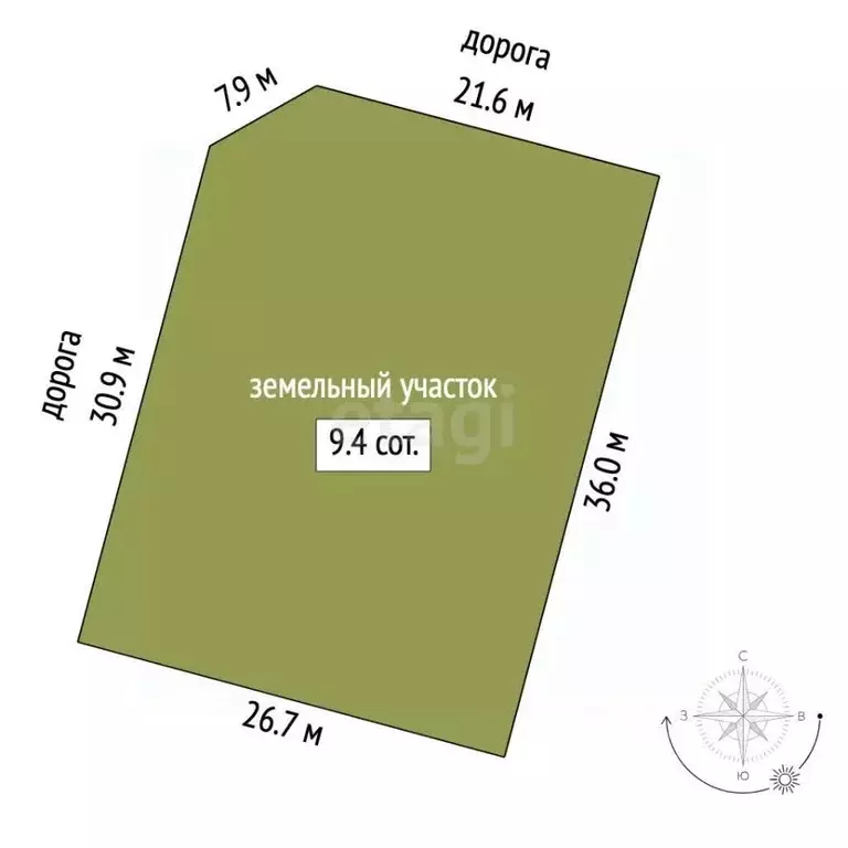 Участок в Костромская область, Кострома Соколиное Гнездо кп,  (9.45 ... - Фото 2