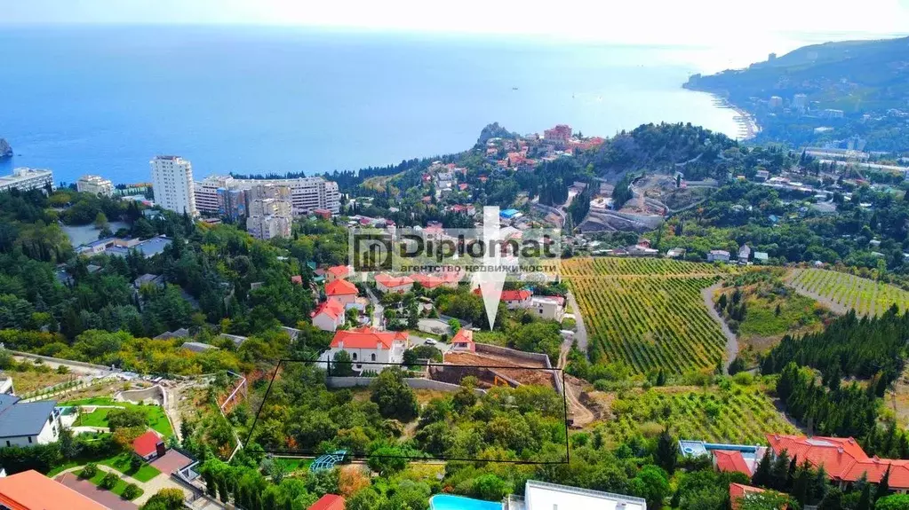 Участок в Крым, Ялта городской округ, Гурзуф пгт  (50.0 сот.) - Фото 1