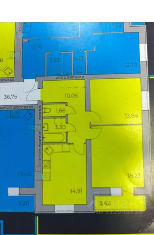 2-к кв. Мордовия, Саранск ул. Фурманова, 35 (63.7 м) - Фото 0