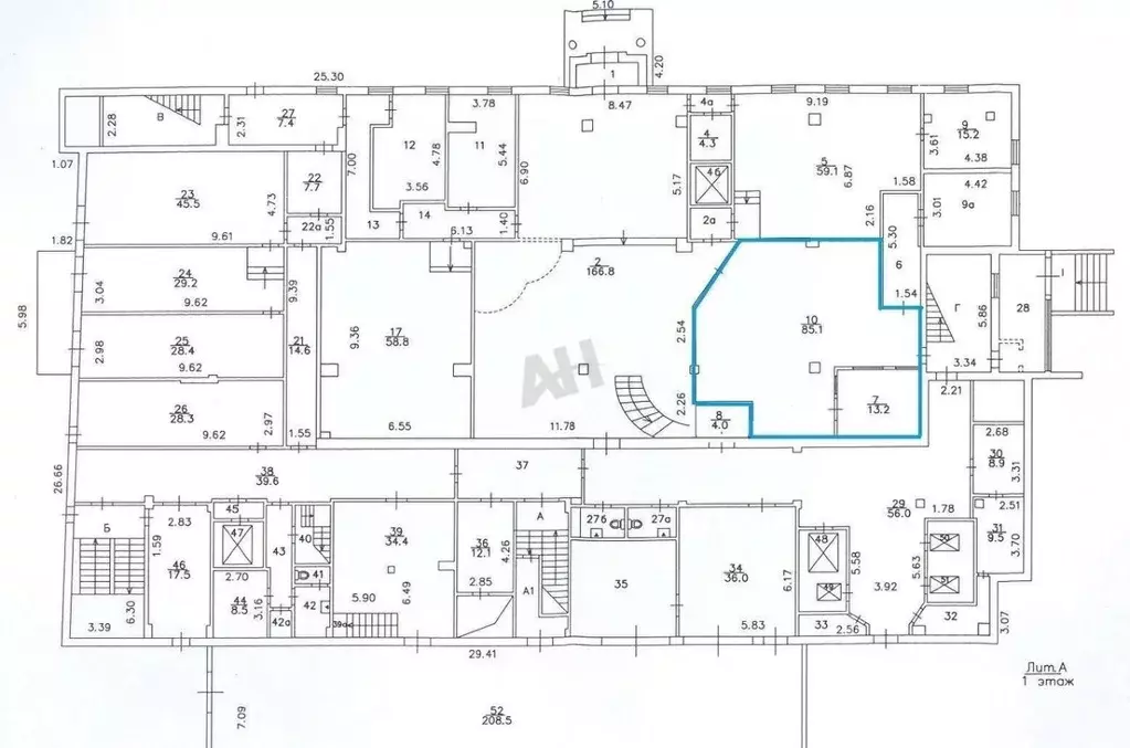 Помещение свободного назначения в Москва Большая Андроньевская ул., 17 ... - Фото 2