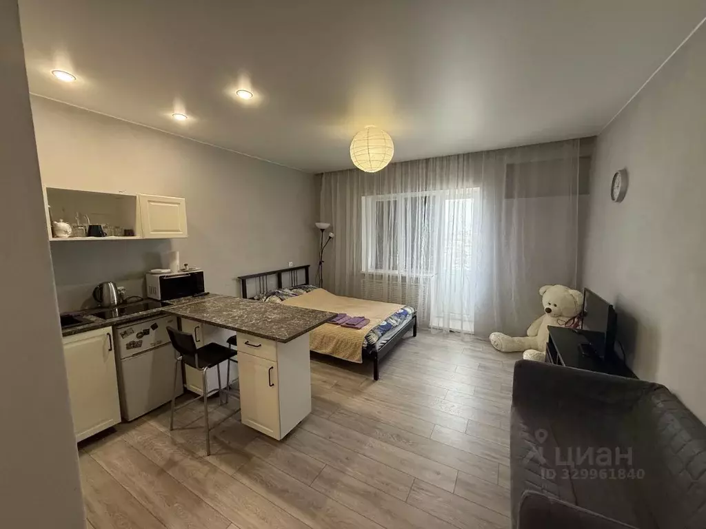 Студия Ленинградская область, Кингисепп ул. Воровского, 50к2 (30.0 м) - Фото 1
