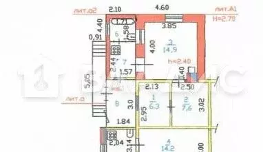 2-к кв. Пензенская область, Пенза проезд 1-й Воронежский, 7 (41.0 м) - Фото 2