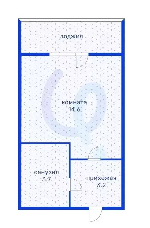 Квартира-студия: Краснодар, Уральская улица, 87/7 (24 м) - Фото 1