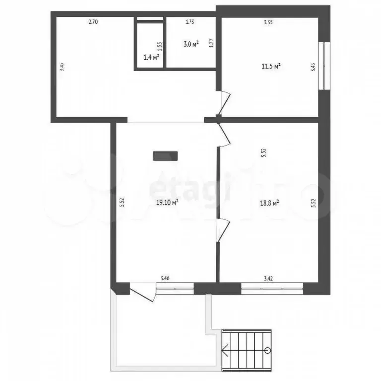 Продам помещение свободного назначения, 67.4 м - Фото 0
