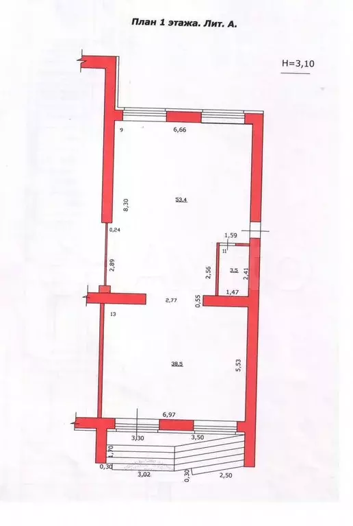 Торговое помещение 95 кв.м., около Ладьи - Фото 0