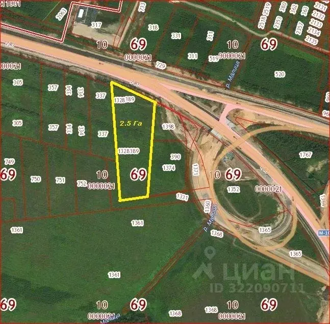 Участок в Тверская область, Калининский муниципальный округ, пос. ... - Фото 2