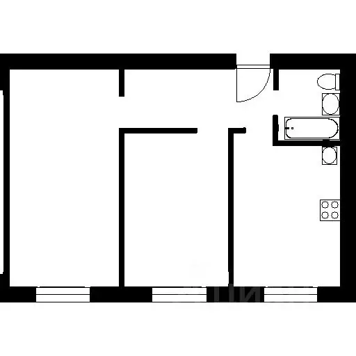 2-к кв. Самарская область, Волжский район, Смышляевка городское ... - Фото 2