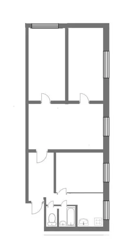 4-комнатная квартира: Аша, улица Кирова, 55 (60.2 м) - Фото 1