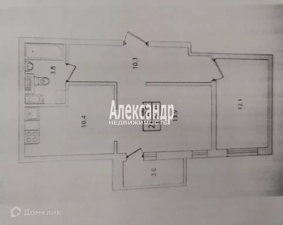 Продаётся 2-к квартира, 51.3 м - Фото 1