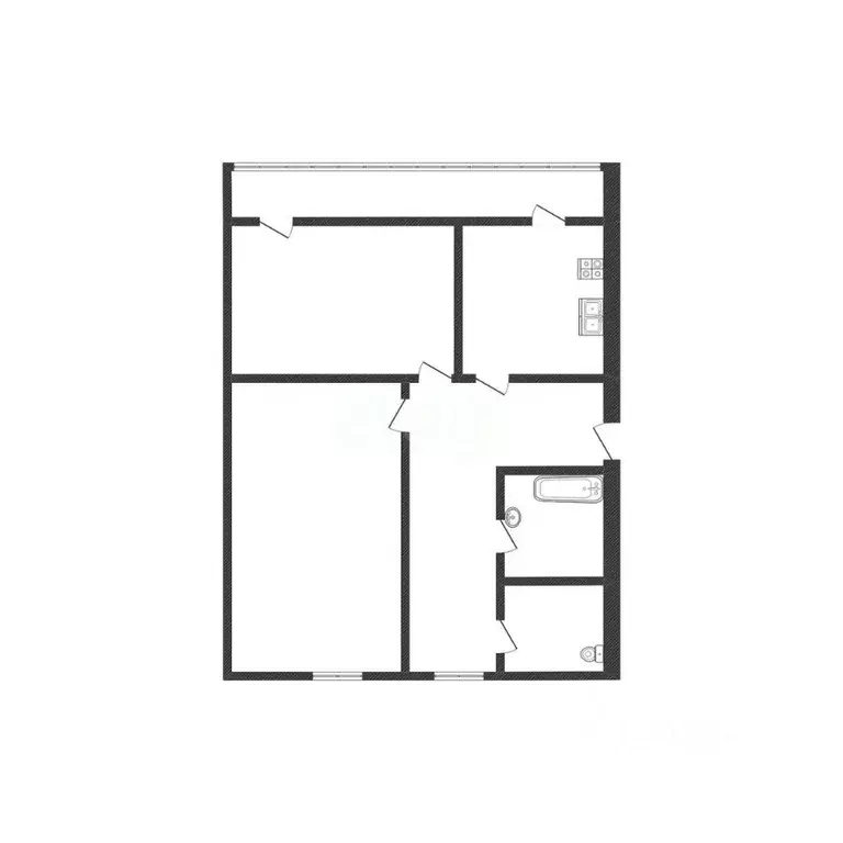 2-к кв. Белгородская область, Белгород ул. Буденного, 10а (64.0 м) - Фото 1