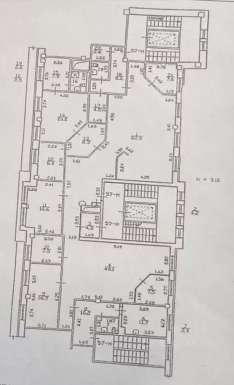 Офис в Санкт-Петербург 13-я Васильевского острова линия, 6-8 (282 м) - Фото 1