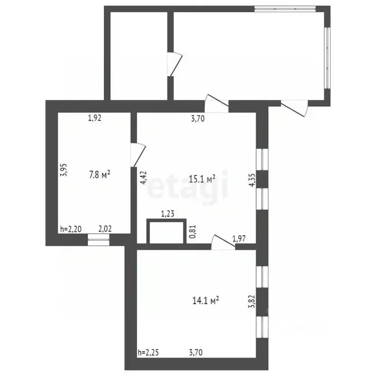Дом в Кемеровская область, Кемерово ул. Игарская (37 м) - Фото 2