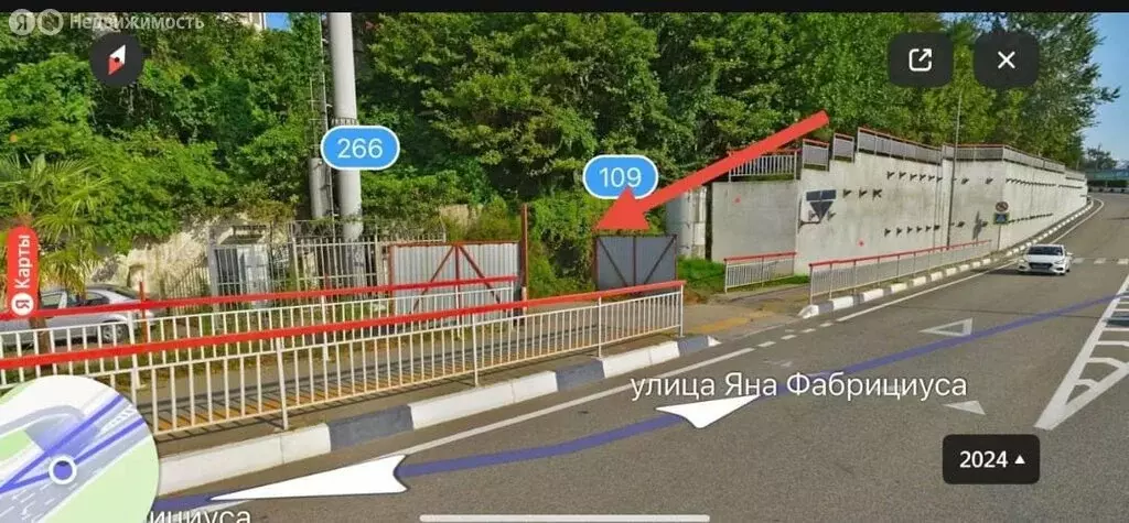 Участок в Сочи, улица Яна Фабрициуса (2.5 м) - Фото 2
