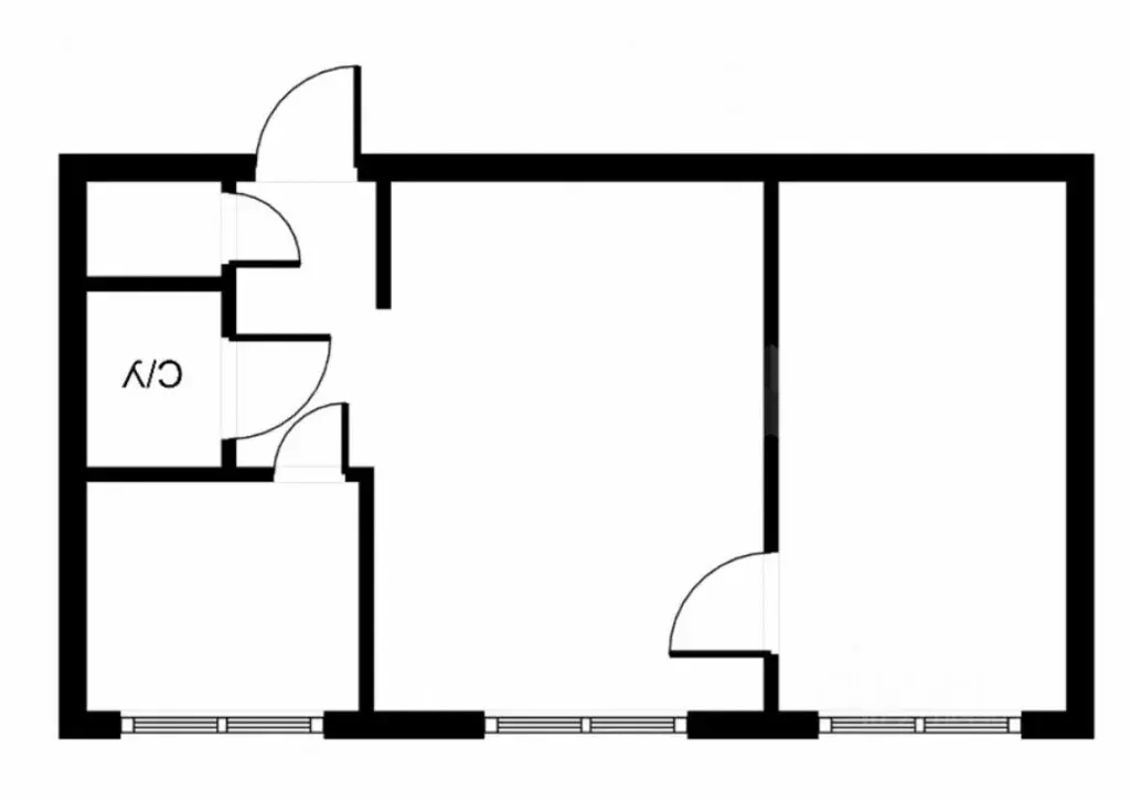 2-к кв. Тульская область, Тула Первомайская ул., 10 (44.1 м) - Фото 2