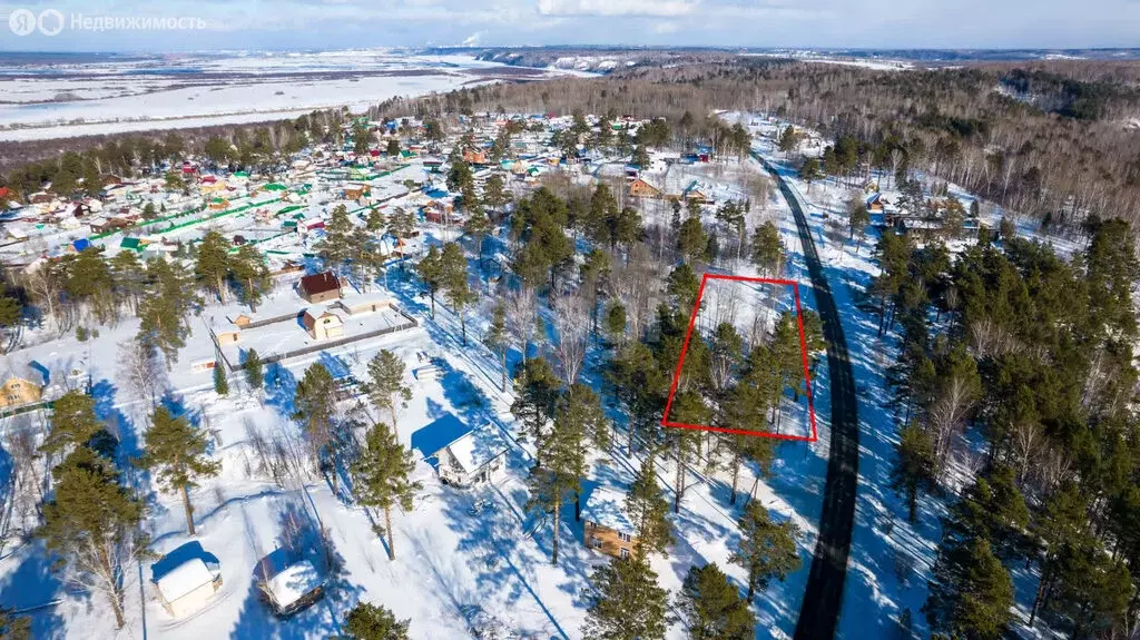 Участок в Томский район, посёлок Синий Утёс (15 м) - Фото 1