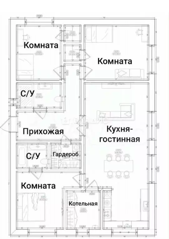 Дом в Нижегородская область, Нижний Новгород д. Кусаковка,  (130 м) - Фото 1