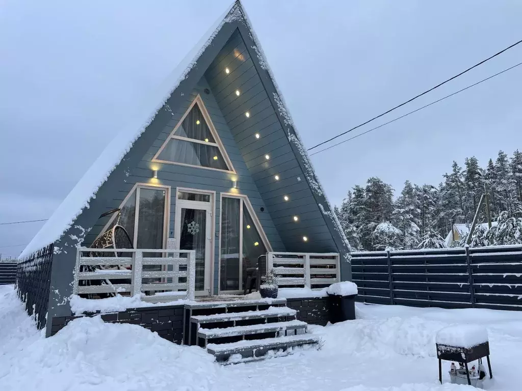Коттедж в Ленинградская область, Приозерский район, Ларионовское ... - Фото 1