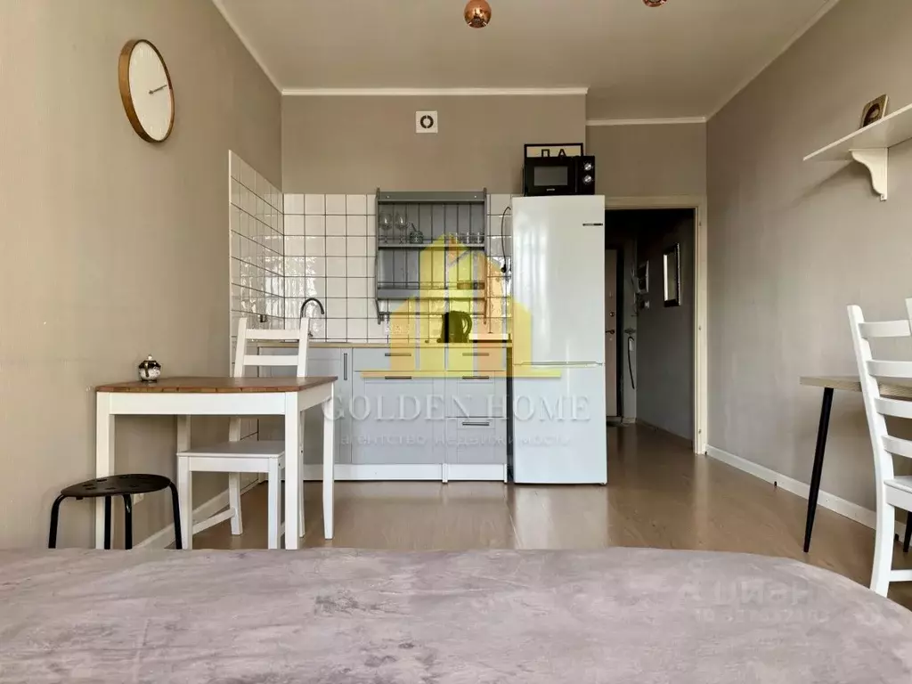 Студия Санкт-Петербург аллея Арцеуловская, 23к1 (27.0 м) - Фото 2