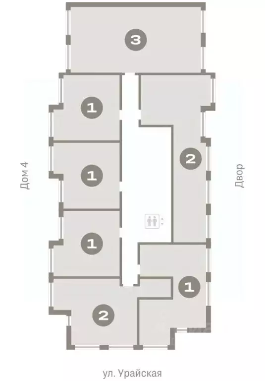 3-к кв. Тюменская область, Тюмень ул. Муравленко, 9к3 (92.65 м) - Фото 1