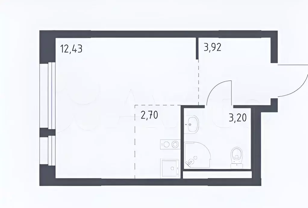 1-к кв. Московская область, Химки Клязьма-Старбеево мкр, Ивакино кв-л, ... - Фото 2
