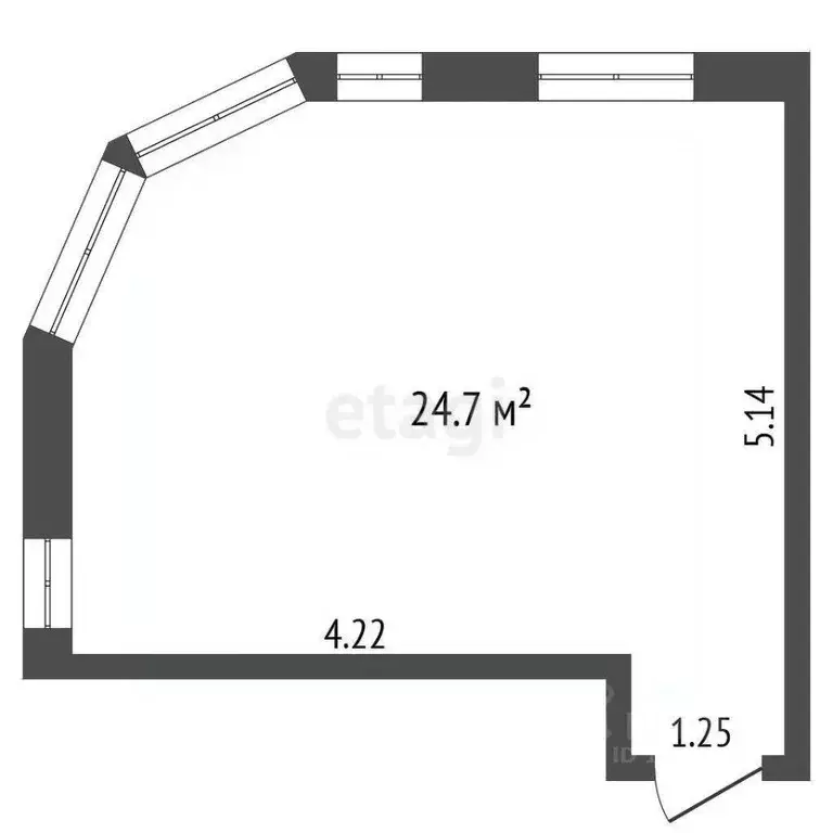 Офис в Ханты-Мансийский АО, Ханты-Мансийск ул. Гагарина, 35 (25 м) - Фото 1