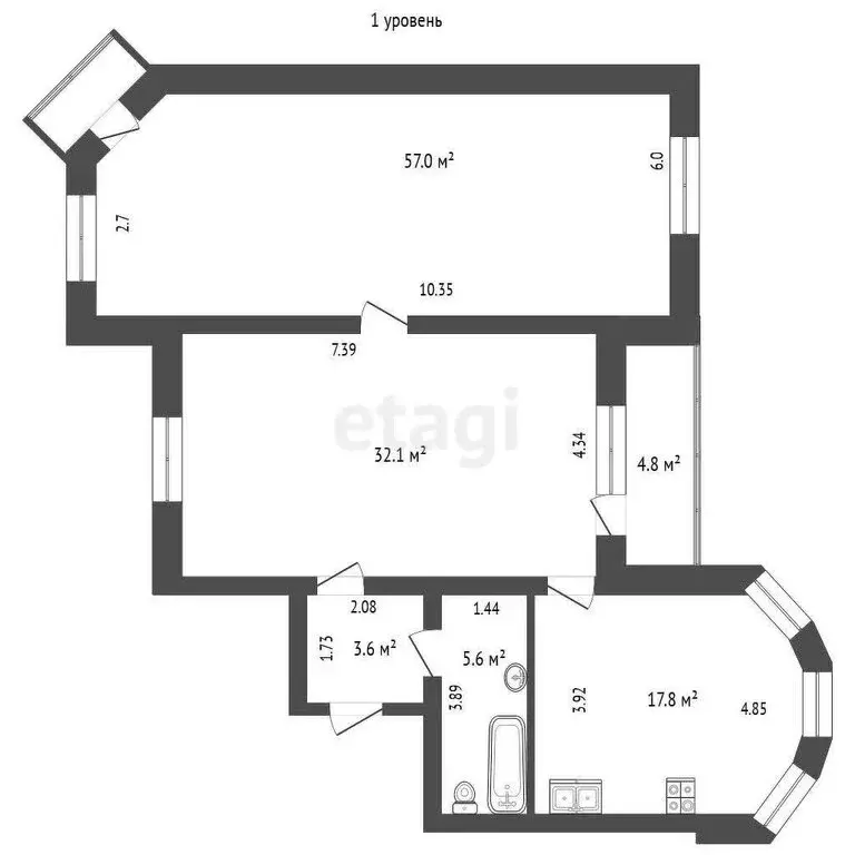 5-комнатная квартира: Тюмень, улица Свердлова, 35 (225.5 м) - Фото 1