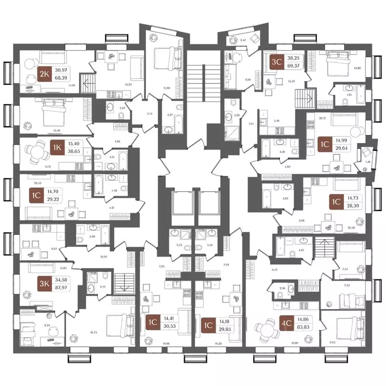 4-к кв. Башкортостан, Уфа Глумилино жилрайон, Холмогоры жилой комплекс ... - Фото 2