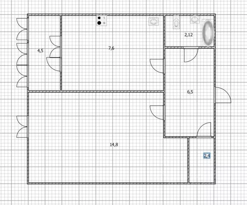 1-к кв. Башкортостан, Уфа ул. Солнечногорская, 4 (38.0 м) - Фото 1