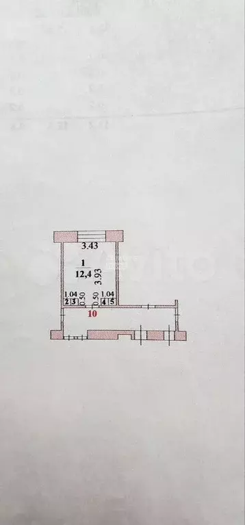 Квартира-студия, 13,2 м, 3/9 эт. - Фото 0
