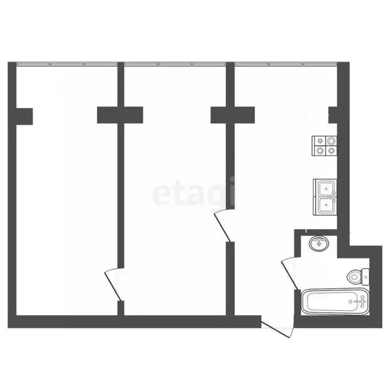 2-к кв. Крым, Бахчисарай ул. Грузинова, 61 (66.8 м) - Фото 1