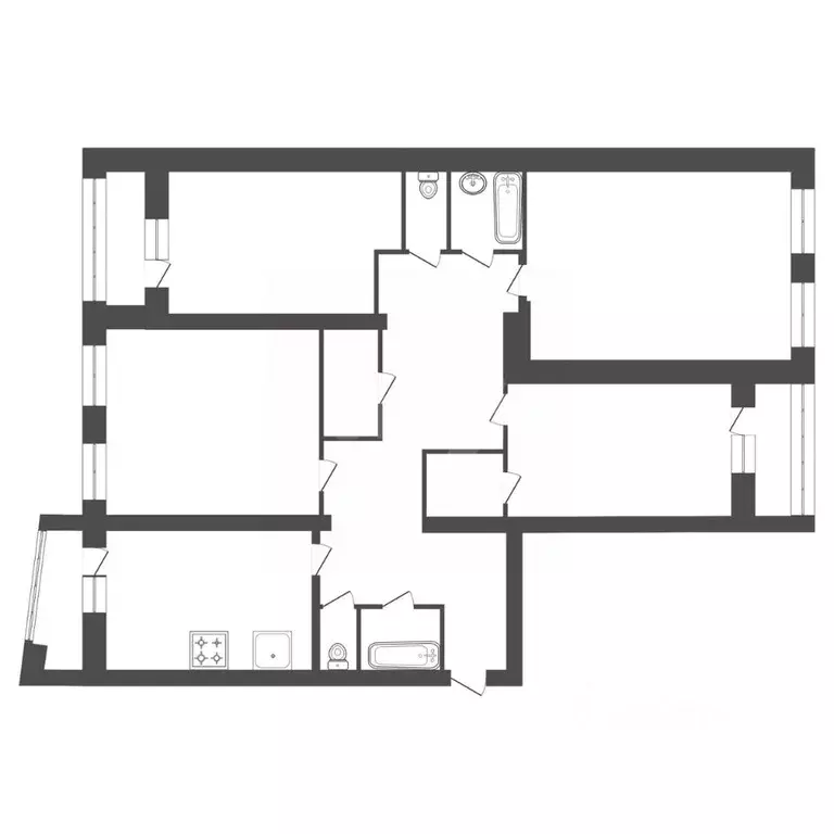 4-к кв. Башкортостан, Уфа ул. Георгия Мушникова, 13/1 (158.4 м) - Фото 1