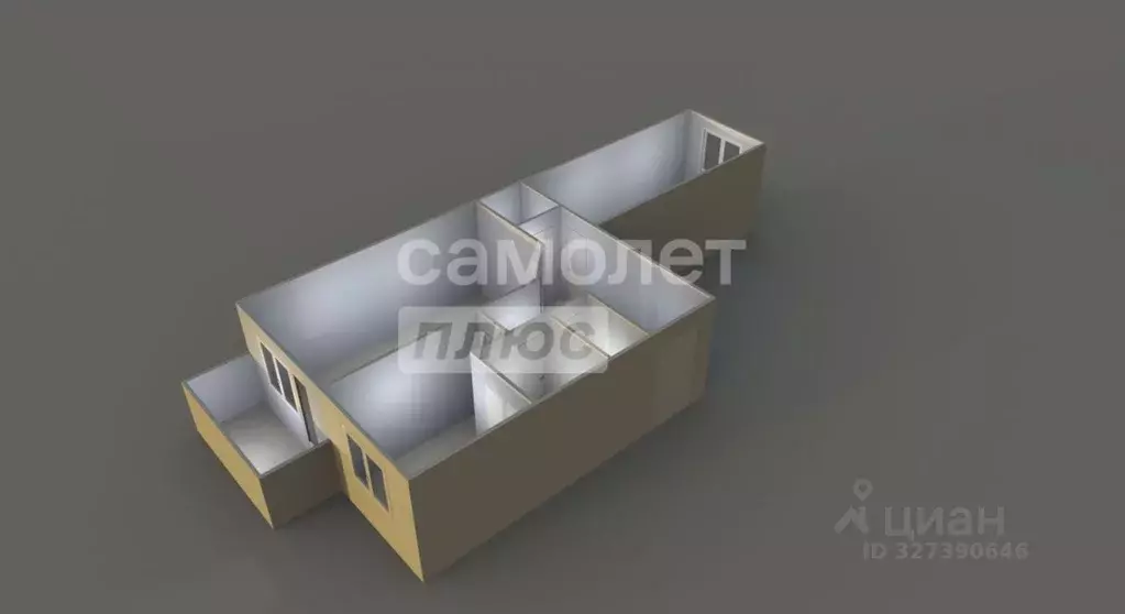 2-к кв. Московская область, Чехов муниципальный округ, с. Новый Быт ... - Фото 1