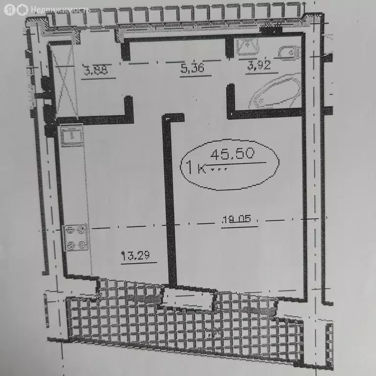 1-комнатная квартира: Омск, улица Яковлева, 15 (45.6 м) - Фото 1