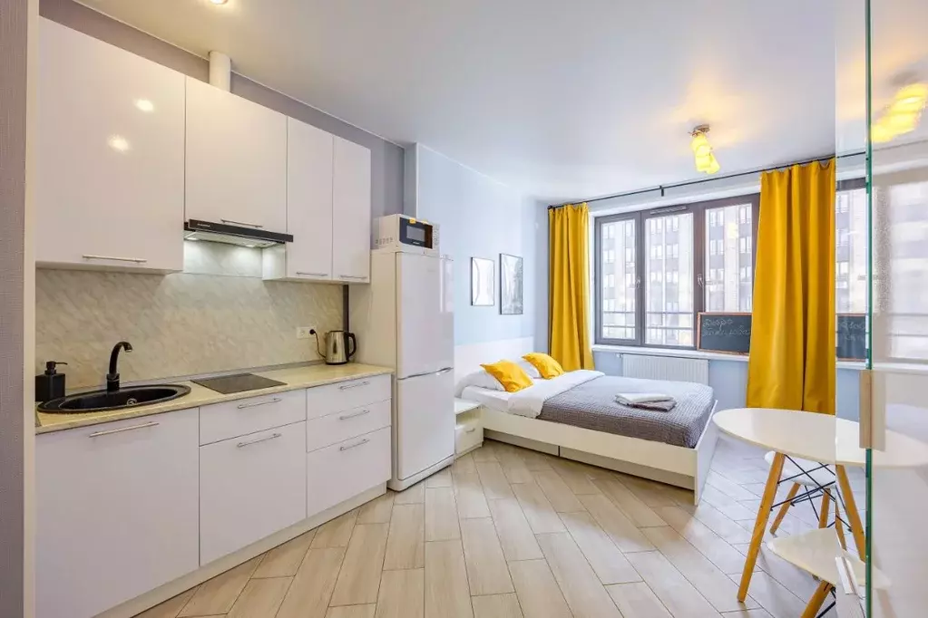 Студия Москва Новодмитровская ул., 2к6 (20.0 м) - Фото 1