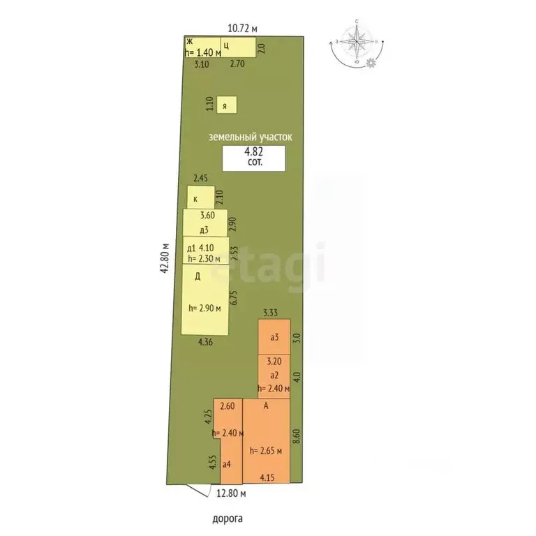 Дом в Ростовская область, Таганрог ул. Ломакина (37 м) - Фото 2
