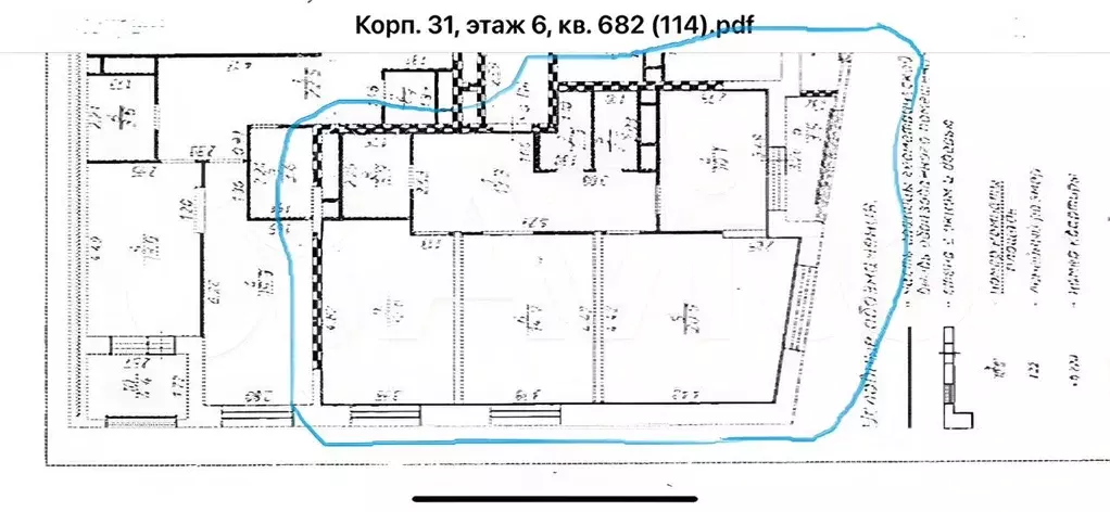 3-к кв. Москва 6-я Радиальная ул., 7/1к1 (84.0 м) - Фото 0