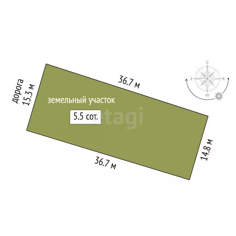 Участок в Тюменский муниципальный округ, СНТ Лесное, Луговая улица ... - Фото 1