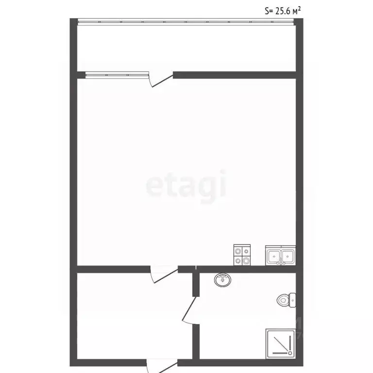 Студия Ленинградская область, Мурино Всеволожский район, ул. Шоссе в ... - Фото 2