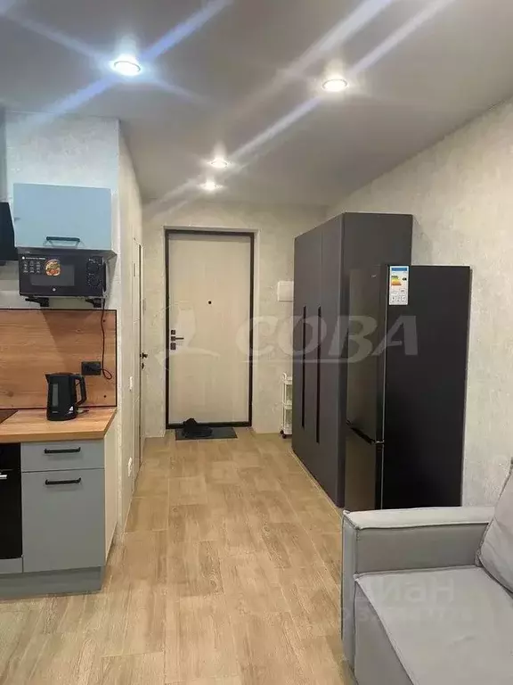 Студия Тюменская область, Тюмень ул. Эльвиры Федоровой, 1с1 (30.0 м) - Фото 2