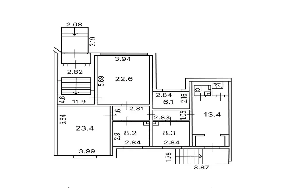 Помещение свободного назначения в Москва Люблинская ул., 39/2 (108 м) - Фото 2