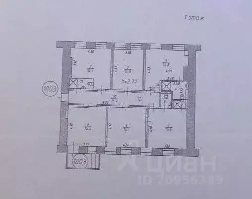 6-к кв. Ивановская область, Иваново ул. Батурина, 17 (123.4 м) - Фото 1