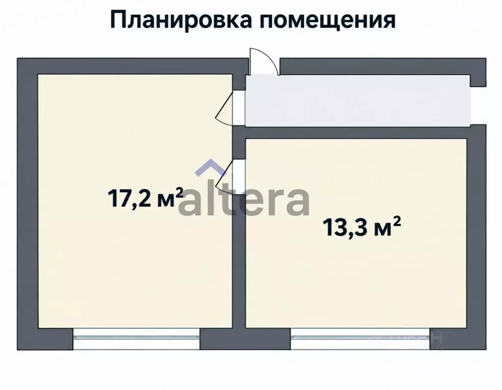 2-к кв. Татарстан, Казань ул. Солидарности, 21 (30.5 м) - Фото 2