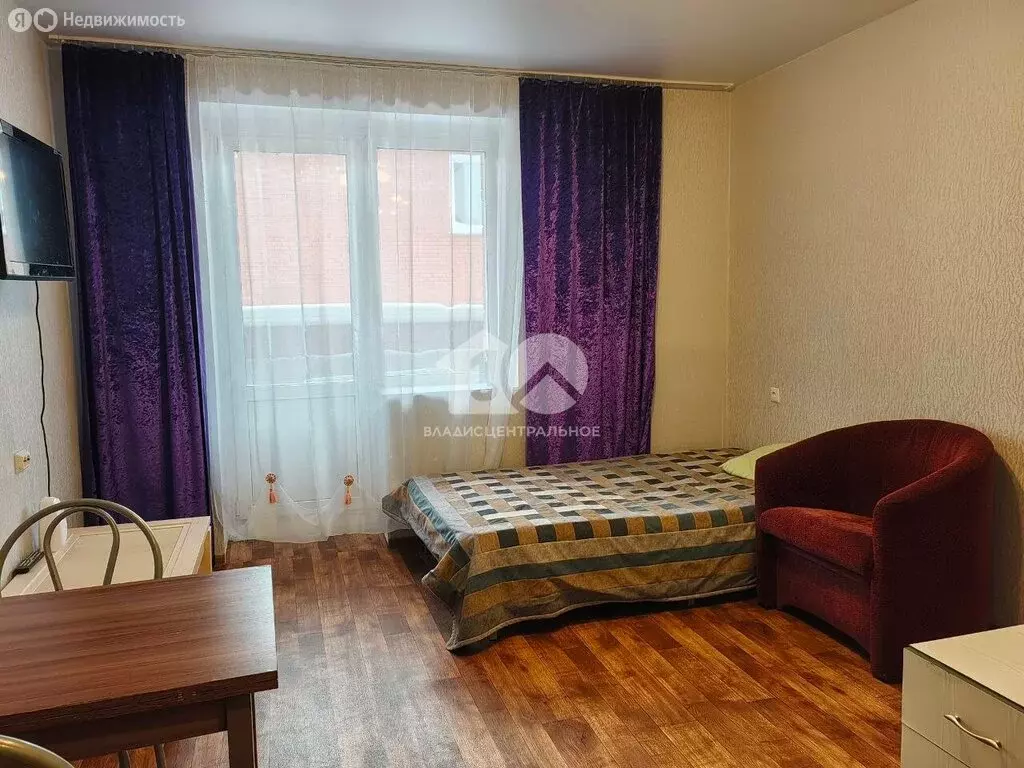 Квартира-студия: Новосибирск, Рубежная улица, 18/2 (23.9 м) - Фото 1
