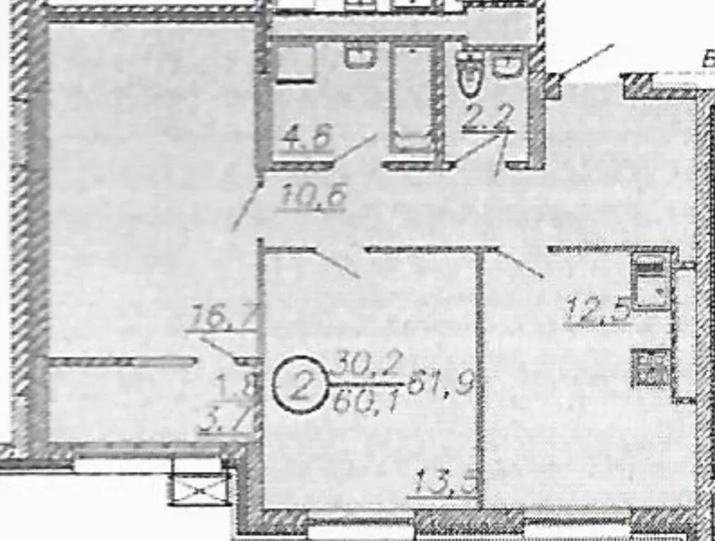 1-к кв. Башкортостан, Уфа ул. Менделеева, 156 (63.0 м) - Фото 0